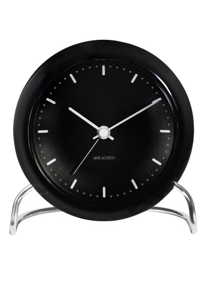 Horloge de table AJ City Hall Bordur, Noir