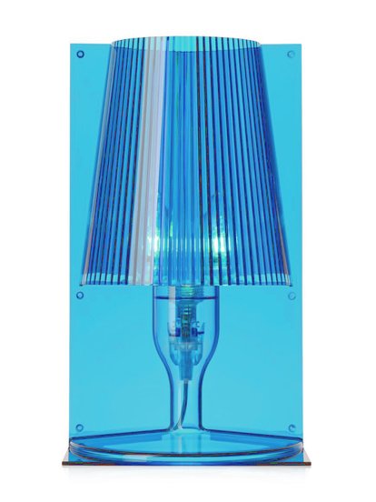 Lampe Take, Transparent, Bleu ciel