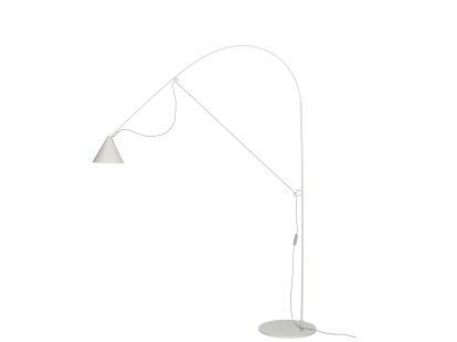 Lampadaire Ayno L, Gris soie, Gris, 3000 K