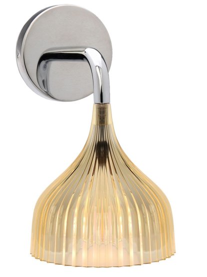 Applique murale / suspension É, Applique, Transparent, Jaune