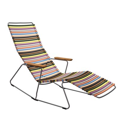 Chaise longue basculante Click, Multicolore 1 