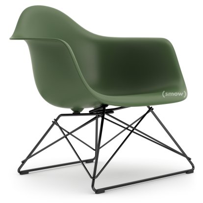 Eames Plastic Armchair RE LAR, Forêt, Sans rembourrage, Revêtement basic dark