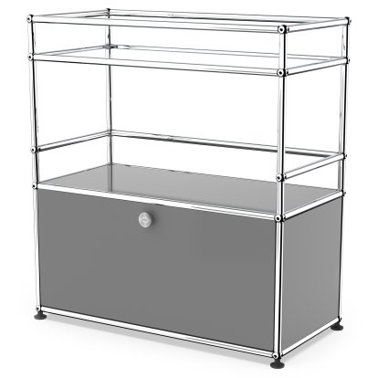 USM Haller meuble de bar type 1, Gris moyen RAL 7005