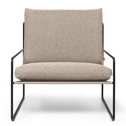 Fauteuil Desert 1 place, Noir / dolce