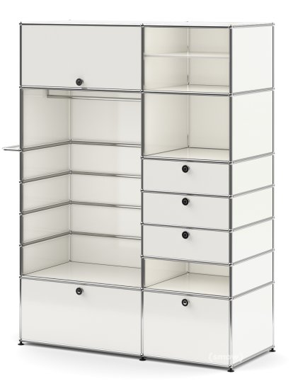 Armoire-penderie USM Haller Type 2, Blanc pur RAL 9010