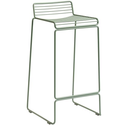 Tabouret de bar Hee , Version bar: hauteur de l'assise 75 cm, Fall green
