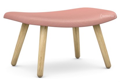 About A Lounge Ottoman AAL 03, Steelcut Trio 515 - rose pale, Chêne laqué