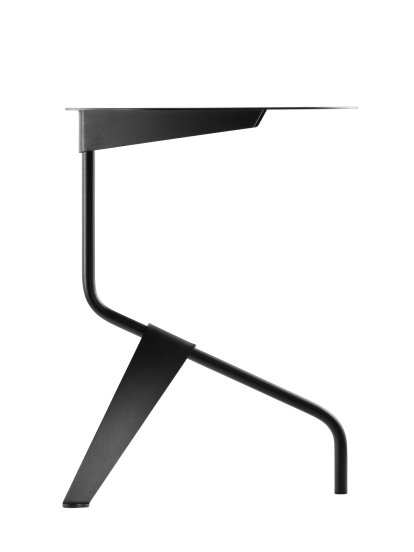 Table d'appoint K5, K5B: Ø 40 x H 52 cm, Noir