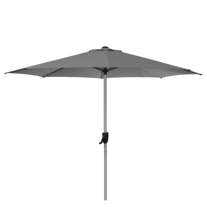 Parasol Sunshade, Silver, matt - Anthracite