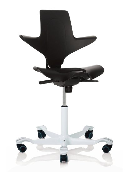 Capisco Puls 8010, Black, Xtreme noir, Blanc