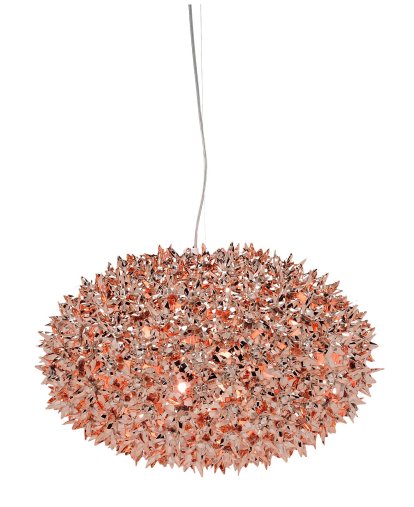 Suspension métallique Bloom, Moyen (ø 53 cm), Cuivre