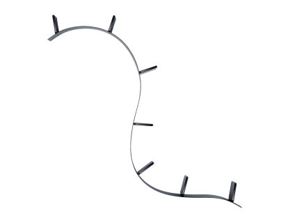 Étagère Bookworm, 7, Opalin, Noir