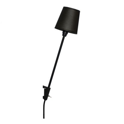 Lampe Rosi, Aluminium anodisé noir, Noir