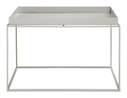 Table avec plateau Tray , H 35/39 x L 60 x P 60 cm, Gris foncé