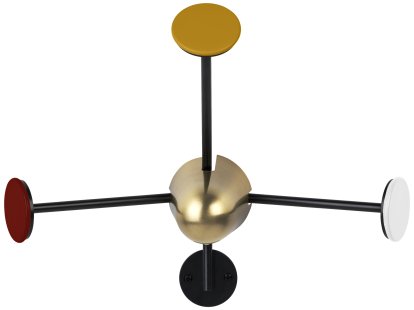 Portemanteau Matégot, Ocre