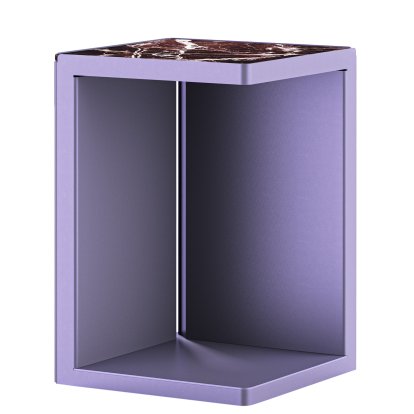 Table d'appoint Ambito, Mûre, Marbre Rosso Levanto