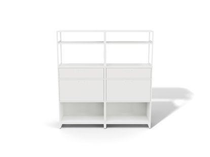 Étagère M1, Variante 2 (H 170 x L 160 cm), Blanc