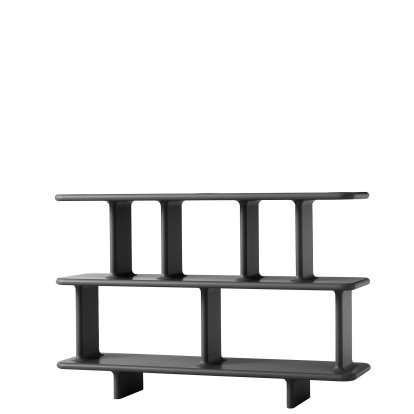 Étagère Archivo, Gris noir, H 92 cm