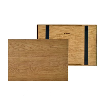 Plateau en bois pour étagères USM Haller, taille M, 50 cm x 35 cm, Chêne, huilé naturel