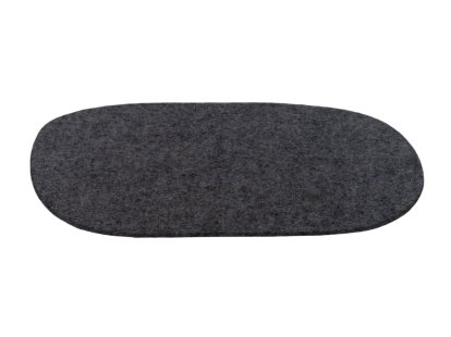 Coussin d'assise pour Panton Chair, Sans rembourrage, Mélange anthracite