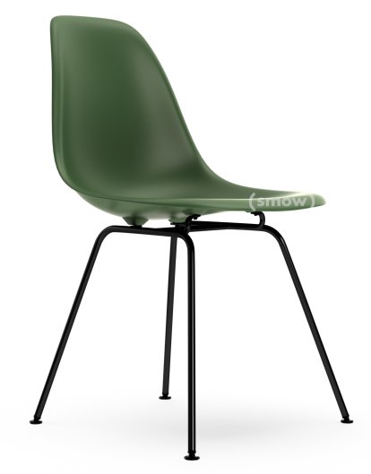 Eames Plastic Side Chair RE DSX, Forêt, Sans rembourrage, Sans rembourrage, Version standard - 43 cm, Revêtement basic dark