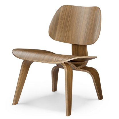 Fauteuil LCW / LCW Leather, Noyer pigmenté noir