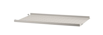 Planche métal String System, 58 x 30 cm, Rebord bas, Beige