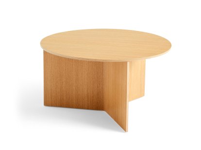 Table Slit, Bois, H 35,5 x Ø 65 cm, Laqué chêne