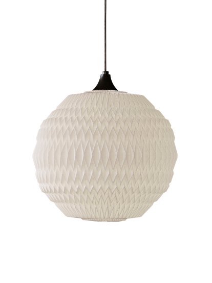 Suspension Caleo, 3: H 48 x Ø 50 cm, Blanc