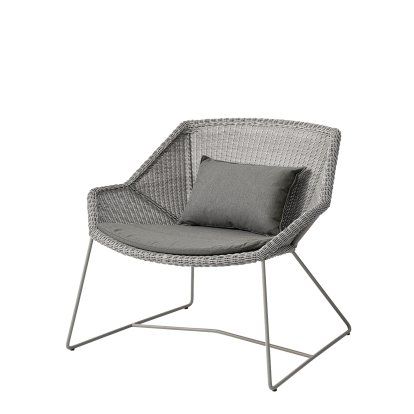 Fauteuil Breeze Lowback, Taupe, Natté - Taupe