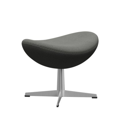 Repose-pied l'Oeuf, Re-wool, 158 - Taupe/naturel, Aluminium satiné et poli