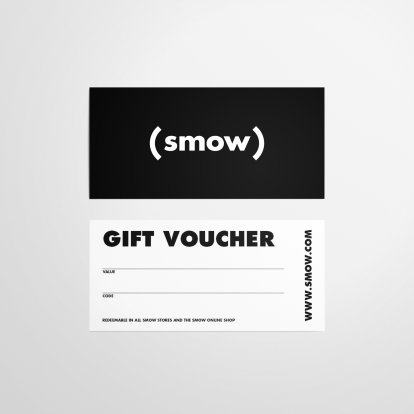 Carte cadeau smow, 50 EUR, Carte cadeau par courrier, Anglais