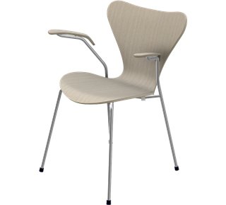 Série 7 Chaise 3207, 46 cm, Bois laqué clair, Frêne naturel 