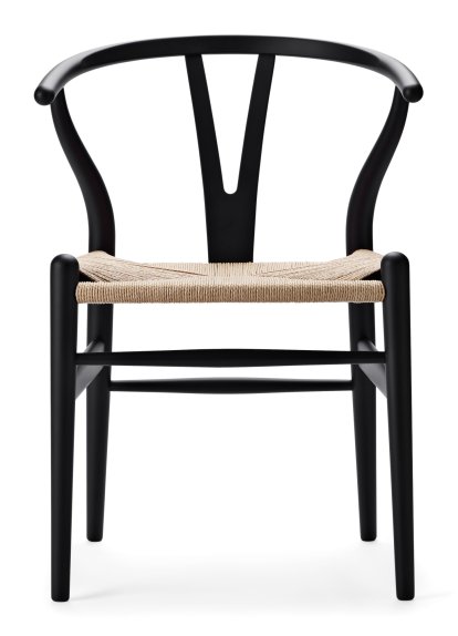 Chaise CH24 Wishbone Chair Soft Colours, Soft Black