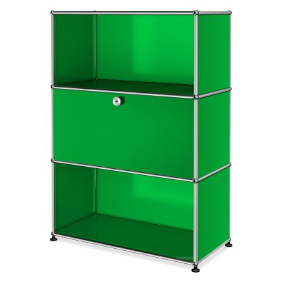 Meuble haut Highboard M avec 1 porte battante , Vert USM