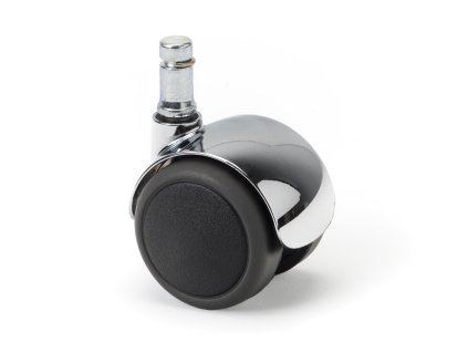 Roulette pour chaises Vitra, Pour Aluminium Chair/Soft Pad Chair/Lobby Chair (roulettes chromées), Roulettes souples pour sols durs