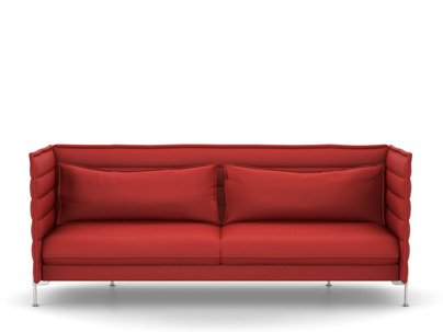 Alcove Sofa, 3 places (H94 x L237 x P84 cm), Credo, Rouge chilli