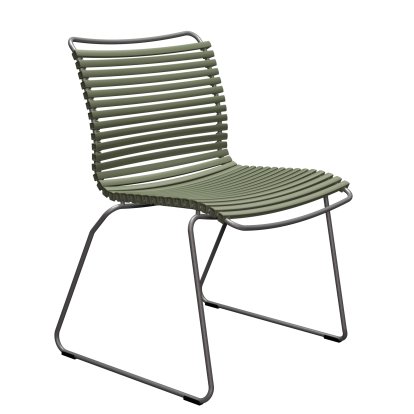 Chaise Click , Sans accotoirs, Vert olive