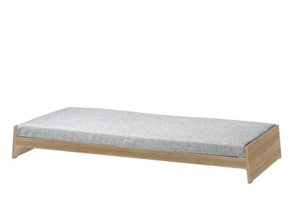 Lit Lönneberga, Chêne, Avec matelas, 