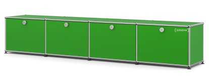 Meuble bas Lowboard XL pour enfants USM Haller, Vert USM