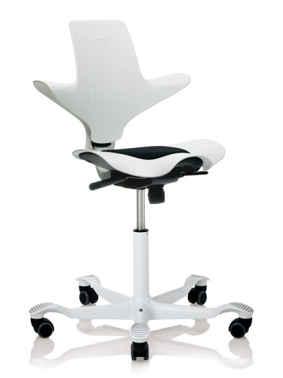 Capisco Puls 8010, White, Xtreme noir, Blanc