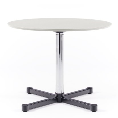Table réglable en hauteur USM Kitos E, MDF (couleurs USM), Blanc pure RAL 9010