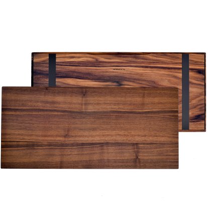 Plateau en bois pour étagères USM Haller, taille M, 75 cm x 35 cm, Noyer américain