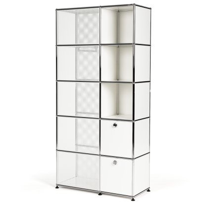 USM Haller Armoire vestiaire type 3, Blanc pur RAL 9010