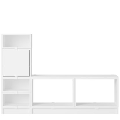 Étagère-vestaire Stacked Hallway 1, Blanc