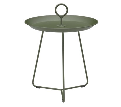 Table d'appoint Eyelet , H 46,5 x Ø 45 cm, Vert olive