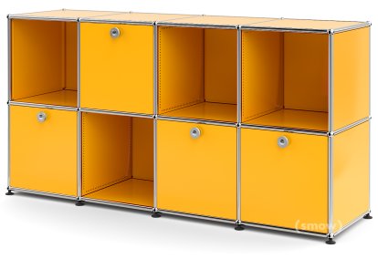 Meuble mixte Sideboard XL pour enfants USM Haller, Jaune or RAL 1004