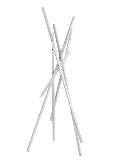 Portemanteau Sticks, Frêne blanc neige mat
