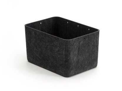 Boîte USM Inos, L 22,3 x H 19 cm, Anthracite, Sans séperation