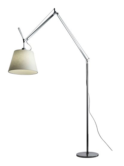 Lampadaire Tolomeo Mega Terra LED, Pergament nature, 32 cm